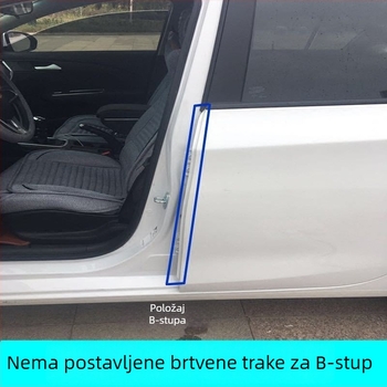 Silikonska gumena brtva B-stupa automobila – univerzalna brtva za razmake vrata, zaštita od prašine, smanjenje buke, ljepilna traka