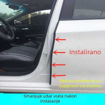 Silikonska gumena brtva B-stupa automobila – univerzalna brtva za razmake vrata, zaštita od prašine, smanjenje buke, ljepilna traka