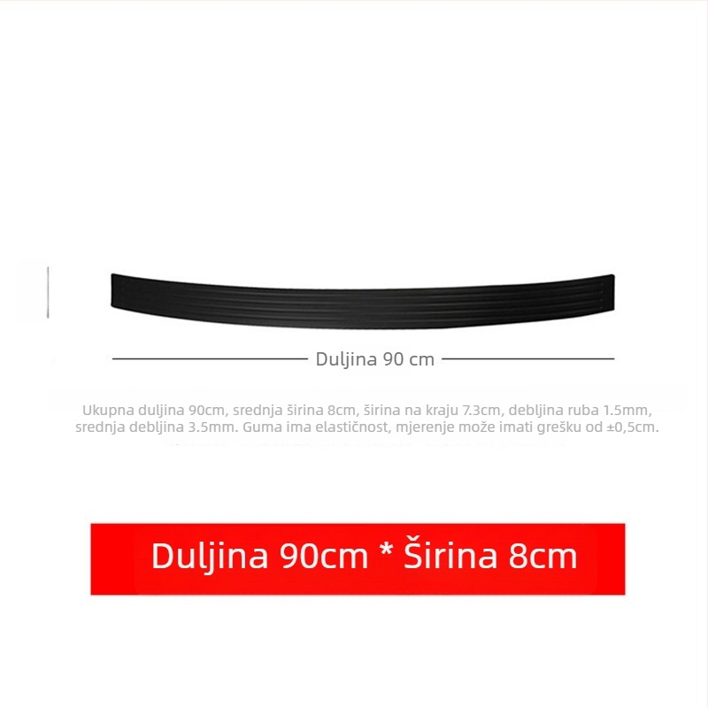 Zaštita praga prtljažnika – ljepilo traka, model Protective Sticks, opća kompatibilnost, prilagodba dostupna