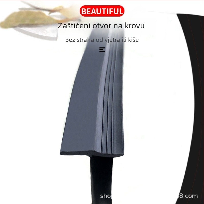 Gumeni brtveni trak za gornji rub prtljažnika, univerzalna kompatibilnost