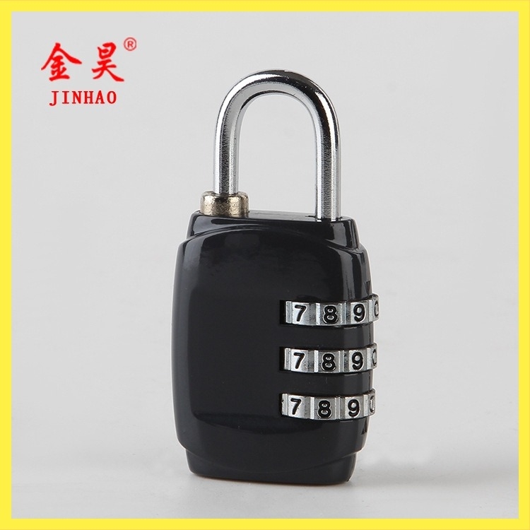 Mehanički sigurnosni lokot za prtljagu s kodom od cinka legure, model HB13-C-C — Jin Hao, debljina šipke 3,7 mm, razmak šipki 12×18 mm