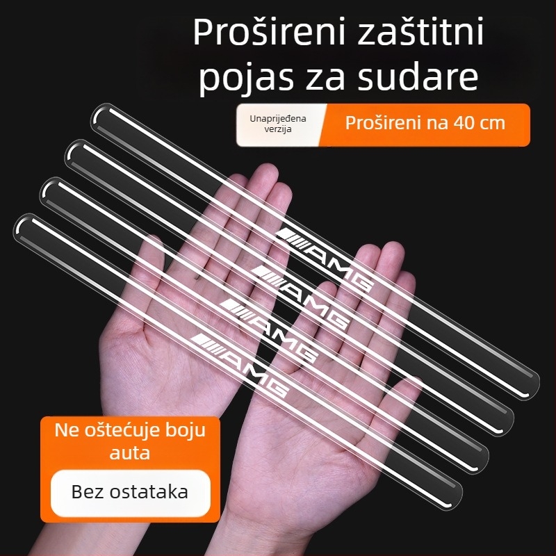 Traka za zaštitu vrata automobila, PVC materijal, univerzalna primjena