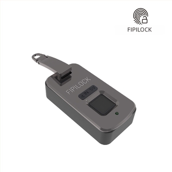 Brava za torbu s otiskom prsta – Fly Locke, cinkog legura + PC, 45 g, tiskani logotip