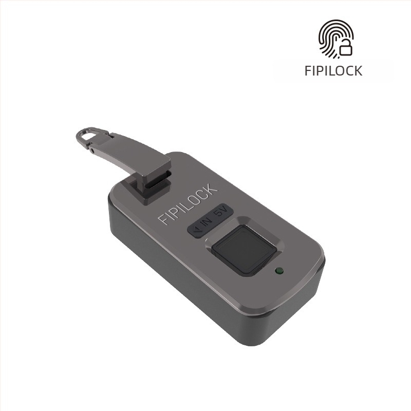 Brava za torbu s otiskom prsta – Fly Locke, cinkog legura + PC, 45 g, tiskani logotip