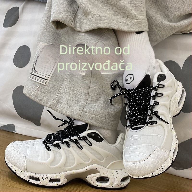 Unisex tenisice za trčanje s prozračnim gornjim dijelom od mreže, Air Cushion, PU ulošak, gumasti potplat, kamuflažni uzorak