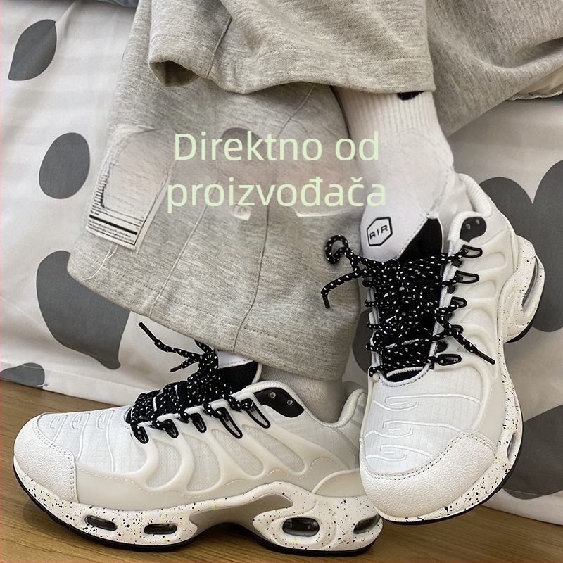 Unisex tenisice za trčanje s prozračnim gornjim dijelom od mreže, Air Cushion, PU ulošak, gumasti potplat, kamuflažni uzorak