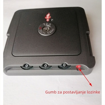 Brava za prtljagu s lozinkom - model 1809#, materijal: plastika