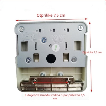 Brava za prtljagu s lozinkom - model 1809#, materijal: plastika