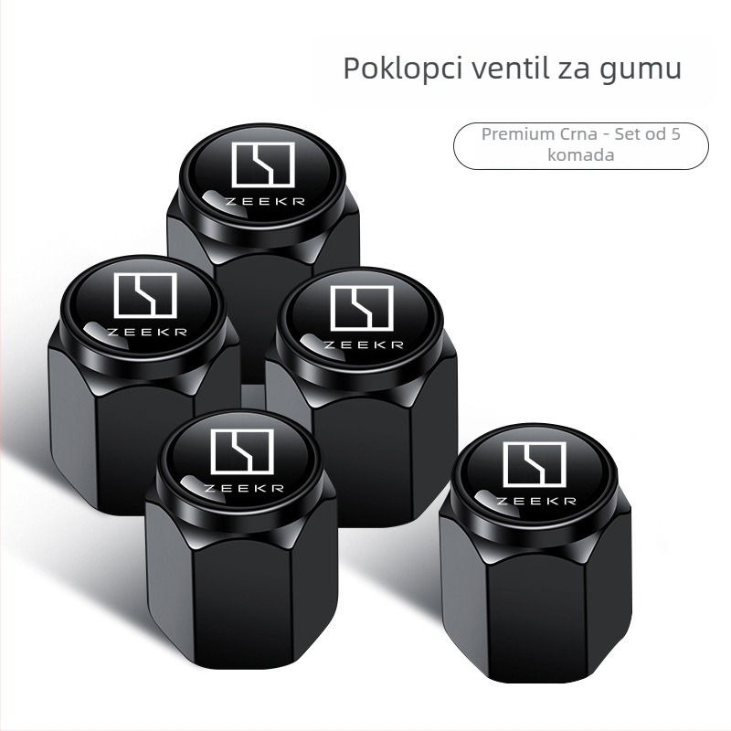 Aluminijska kapica ventila za gume Shadow, britski navoj