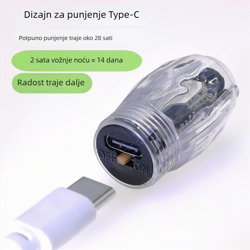 Lamica ventila gume – guma, zavrtni tip, Cruise Dragon, univerzalno za automobile, motocikle, bicikle i električna vozila