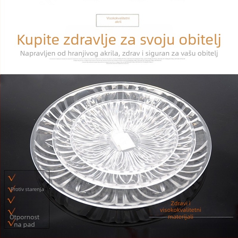 Akrilni tanjur za voće, Dongsheng, Novi kineski stil, izlazak ljeta 2024, vrhunska kvaliteta