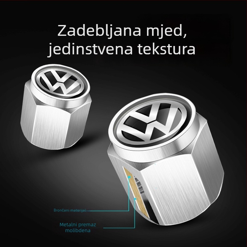 Tubeless ventil - Nehrđajući čelik, Velika unutarnja šupljina jezgre, Ventil britanskog stila, Kod TB-661487277804