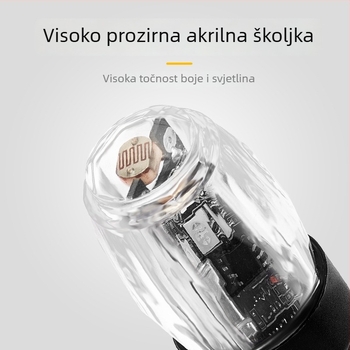 LED svjetlo za ventile automobila i motocikla, ABS materijal, vodootporno, univerzalna kompatibilnost, vibracijsko blještanje