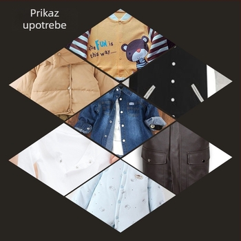 Klešta za gumbe od aluminijske legure sa četiri zatvarača mehanizamom, DIY alat za ugradnju, pogodno za torbe, pojas, odjeću, nakit i radnu odjeću, ne-brand pakiranje