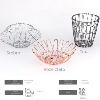 HXH košarica za voće – sklopiva, višestruki oblik, Materijal: Drugo, Pokretanje: proljeće 2013, Prvoklasna kvaliteta
