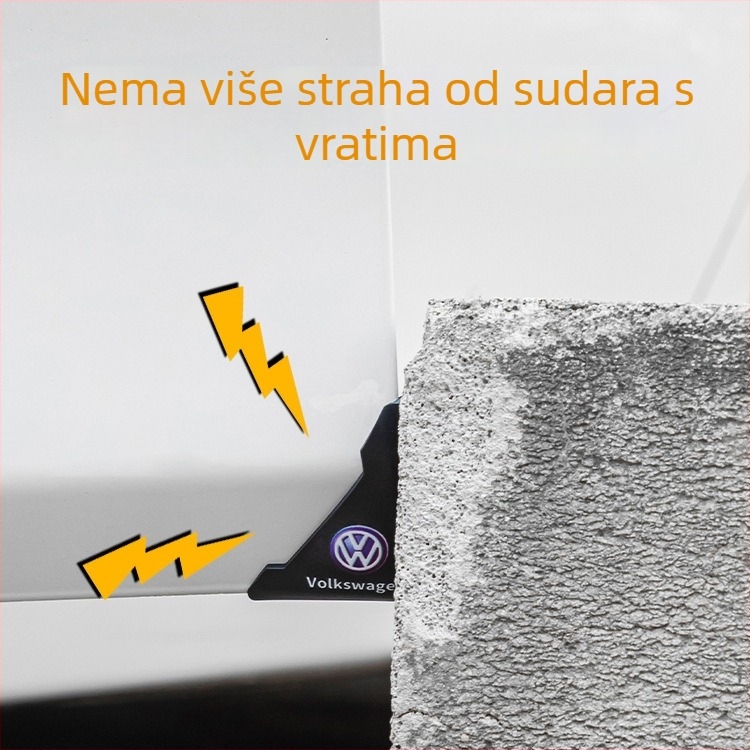 Night Cat alone PVC traka za zaštitu vrata automobila, kutne zaštitne naljepnice, univerzalno