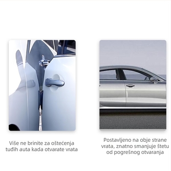 Traka za zaštitu vrata automobila od sudara – silikon, model AC-721, universalni tip, zaštita od ogrebotina