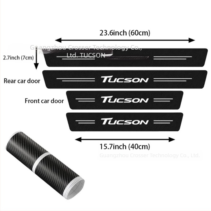 Traveler kožna prag vrata automobila – univerzalna kompatibilnost, model 8888, prilagodljiva