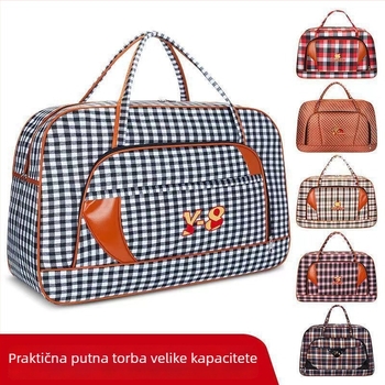 Torba za putovanje velike kapacitete 56–75L, PU koža, vodootporna, protiv krađe, ručno nošenje