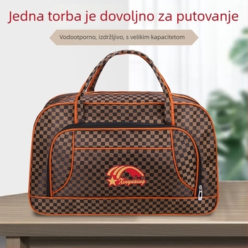 Torba za putovanje velike kapacitete 56–75L, PU koža, vodootporna, protiv krađe, ručno nošenje