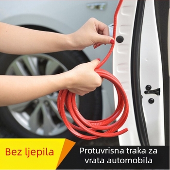 Dekorativna zaštitna traka za vrata automobila, otporna na sudar, bez ljepila, univerzalna zaštita od ogrebotina