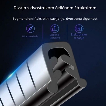 Dekorativna zaštitna traka za vrata automobila, otporna na sudar, bez ljepila, univerzalna zaštita od ogrebotina