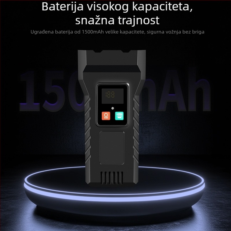 Prednje svjetlo za bicikl - montaža remenom, 1500mAh; pogodno za duga putovanja, noćne vožnje, gradske vožnje, rekreaciju