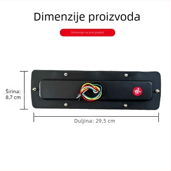 LED stražnja svjetla za kamione i univerzalna vozila, Northern Aurora, 12/24V, inženjerska plastika, prilagodljivo