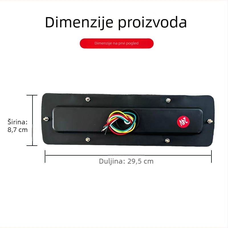 LED stražnja svjetla za kamione i univerzalna vozila, Northern Aurora, 12/24V, inženjerska plastika, prilagodljivo
