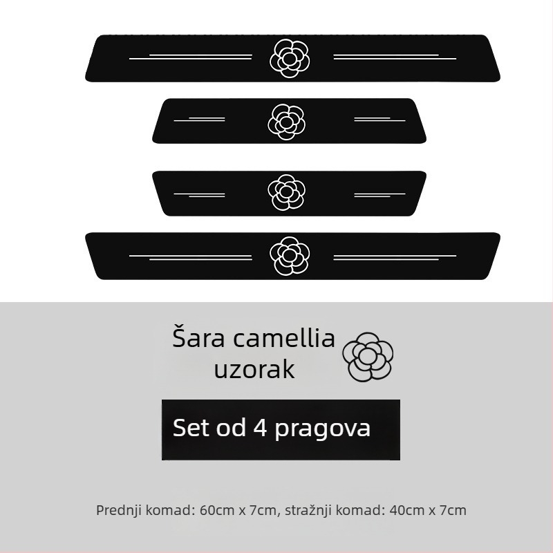 Kožni prag vrata automobila – Camellia leather model, opća namjena, Bosivpwssy