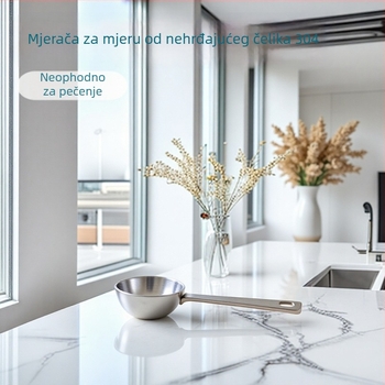 Žlica za mjerenje za pečenje, 15 ml, nehrđajući čelik 304, debeli zrcalni završni sloj