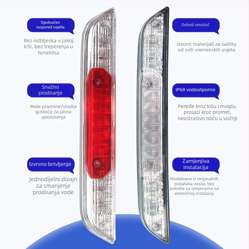 Visoko postavljeno svjetlo za kočnicu Ford F-150 Raptor - LED, 12V, 5000lm