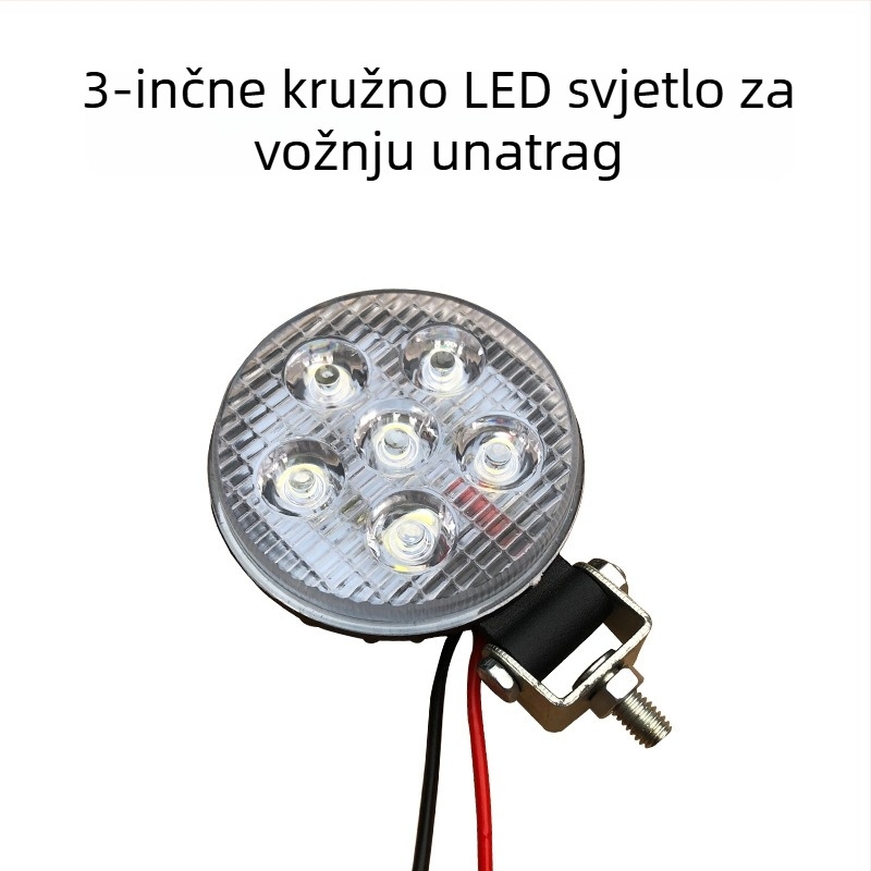 Kamionska LED svjetiljka stražnjeg pogona, kružna 3 inča, bočna i prikolica rasvjeta