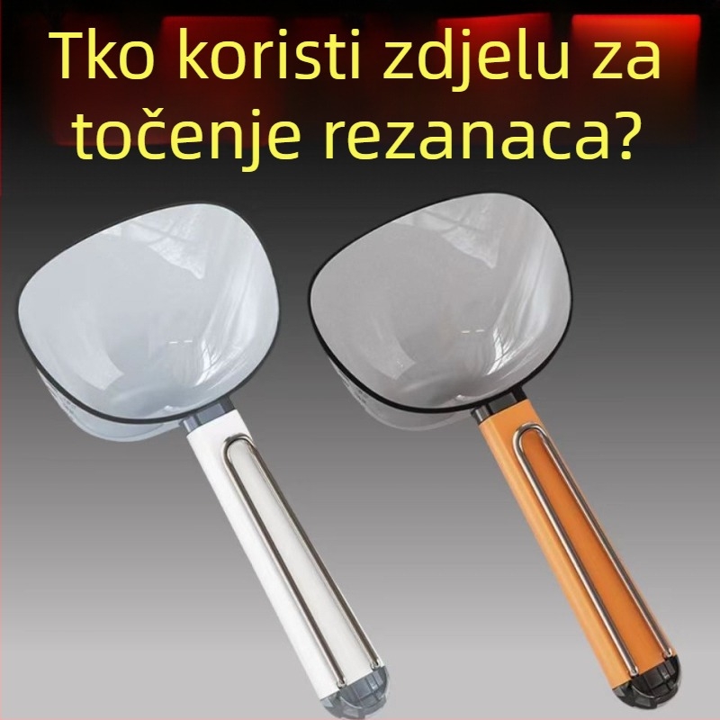 Akrilna žlica za kuhinju, moderni minimalistički stil, završna obrada vodnim poliranjem