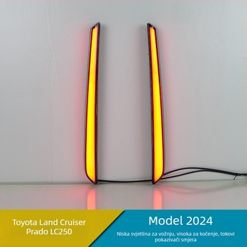 LED svjetla stupova za Toyota Prado LC250 — 0,5 W po lampi, 12–20 V, 3000–8000 K, trajanje >10.000 h
