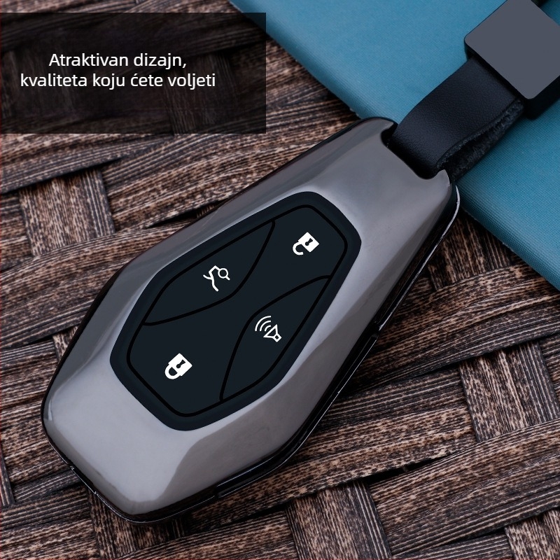 Kryt za ključ ARCFOX Alpha S i BAIC T5 – metalni zaštitni omotač od cinkovog legura, jednostavan dizajn