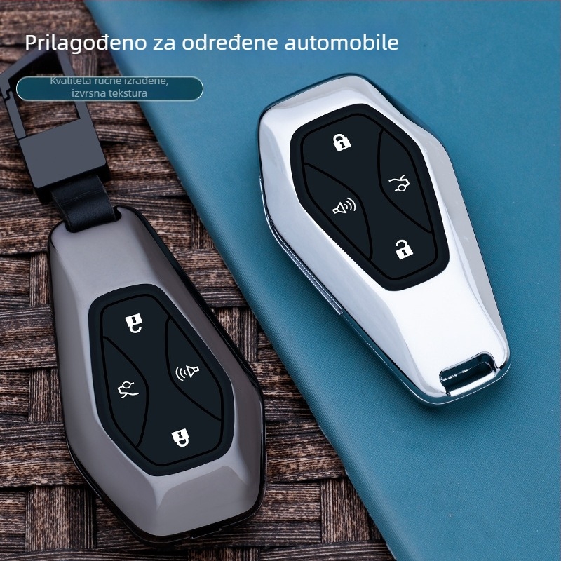 Kryt za ključ ARCFOX Alpha S i BAIC T5 – metalni zaštitni omotač od cinkovog legura, jednostavan dizajn