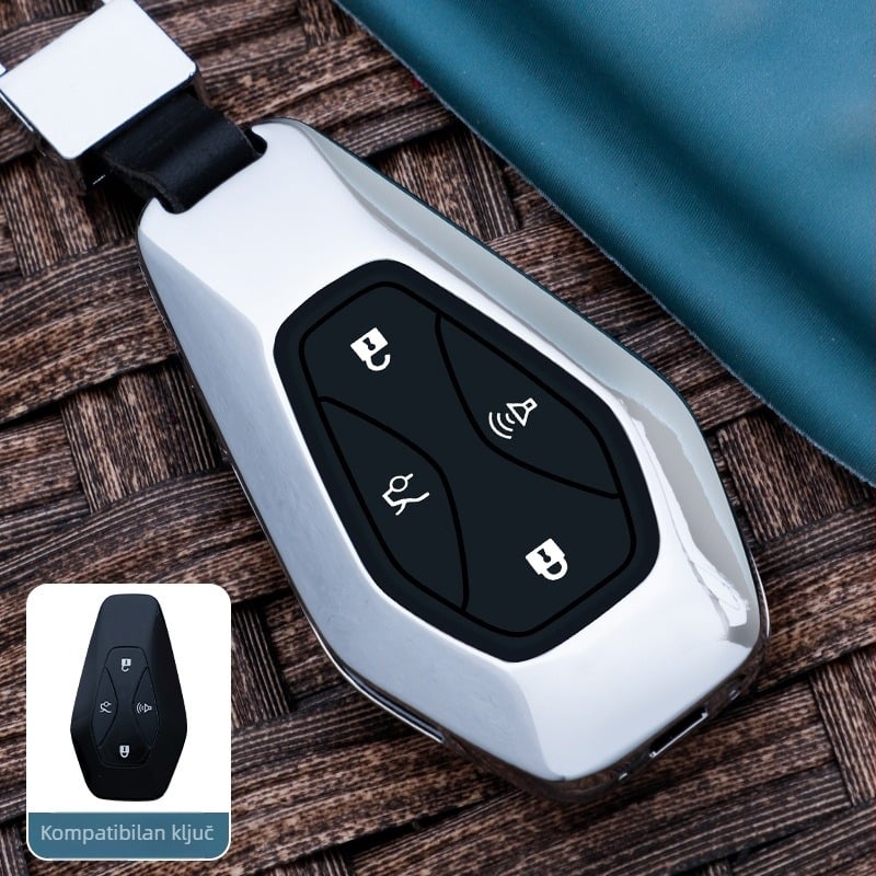 Kryt za ključ ARCFOX Alpha S i BAIC T5 – metalni zaštitni omotač od cinkovog legura, jednostavan dizajn