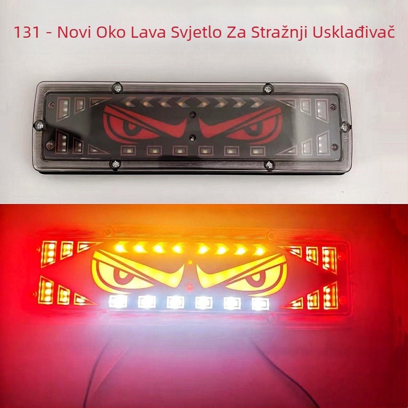LED stražnje svjetlo za kamione i prikolice, model WSY131, Lion Dance Eye stil, 12/24V, 21W