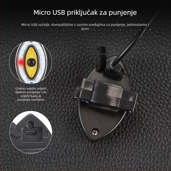 Yihao Biciklistična svjetla za modifikaciju električnih vozila, stražnje svjetlo s treptajućim efektom, Šifra proizvoda 021