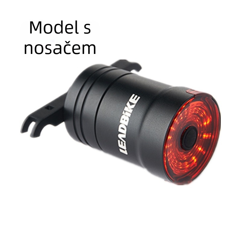 Impression Stražnja svjetiljka za bicikl s inteligentnim senzorom kočnice, punjiva, od aluminijske legure