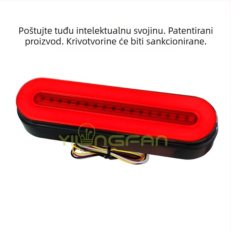 LED stražnje svjetlo za prikolice – 2835SMD, DC 10-30V, 500 lm, Model YLF-TD001