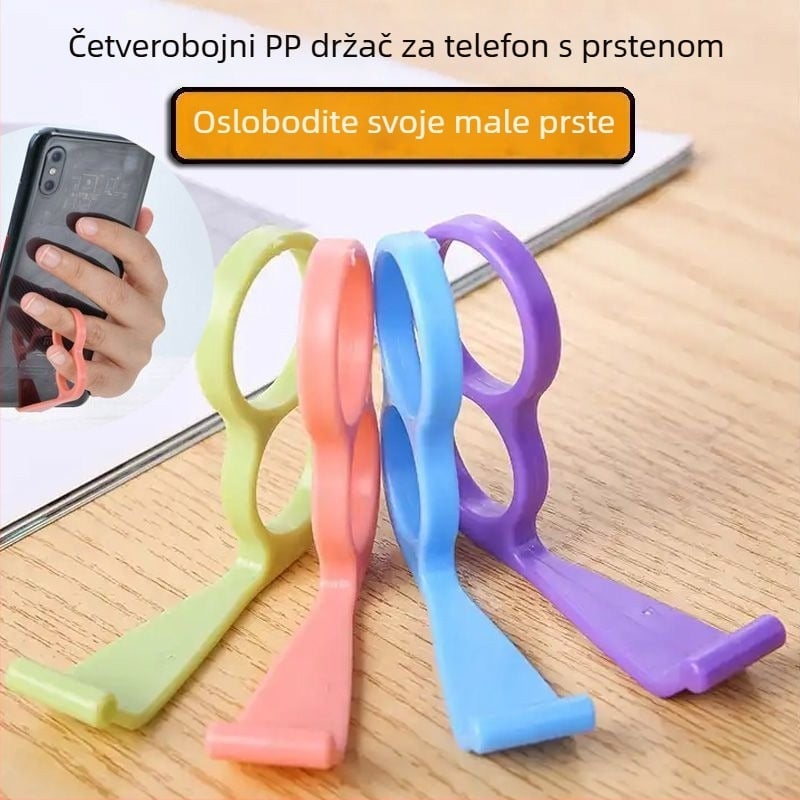 Držač za telefon s prstenom, univerzalna stolna podrška, plastični materijal