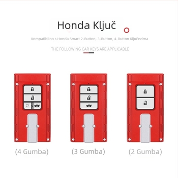 Kućište ključa Honda – ABS materijal, trend stil, motorni model Honda, Yulang