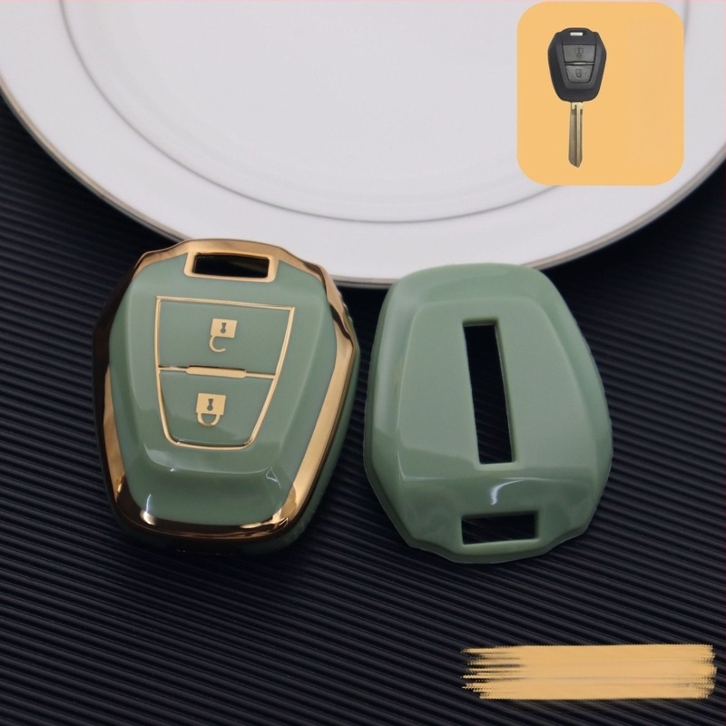Isuzu kućište ključa za dva ključa, ravna ploča, TPU materijal, kućište daljinskog upravljanja