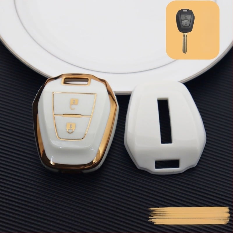 Isuzu kućište ključa za dva ključa, ravna ploča, TPU materijal, kućište daljinskog upravljanja