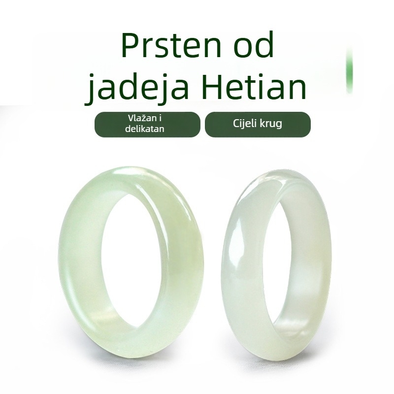 Prsten od nefrita, novi kineski stil, literarna retro, ukras za ruku, nakit dodatak