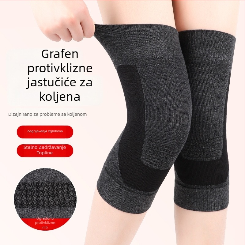 Grafen koljena štitnici za toplinu i stabilnost zglobova, protuklizna zaštita