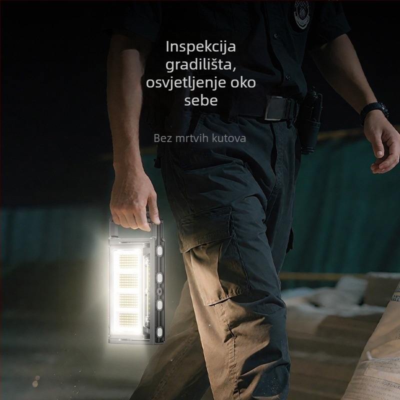Ruiying Prijenosni LED Reflektor 30W, 10000mAh, vodootporan, 360° rotacija, punjivi, za održavanje automobila