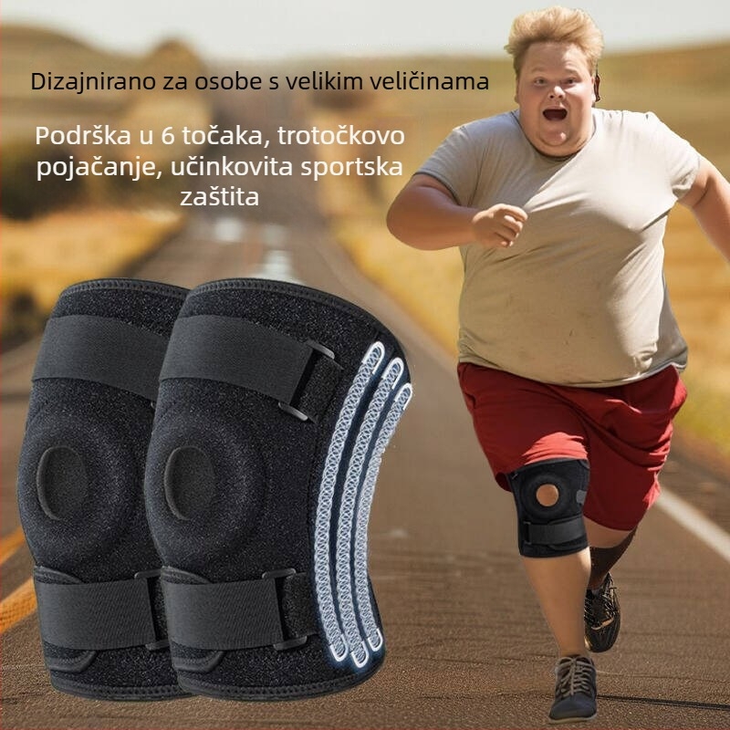 Ekstra velika ortoza koljena za tešku težinu – podrška zgloba za trčanje